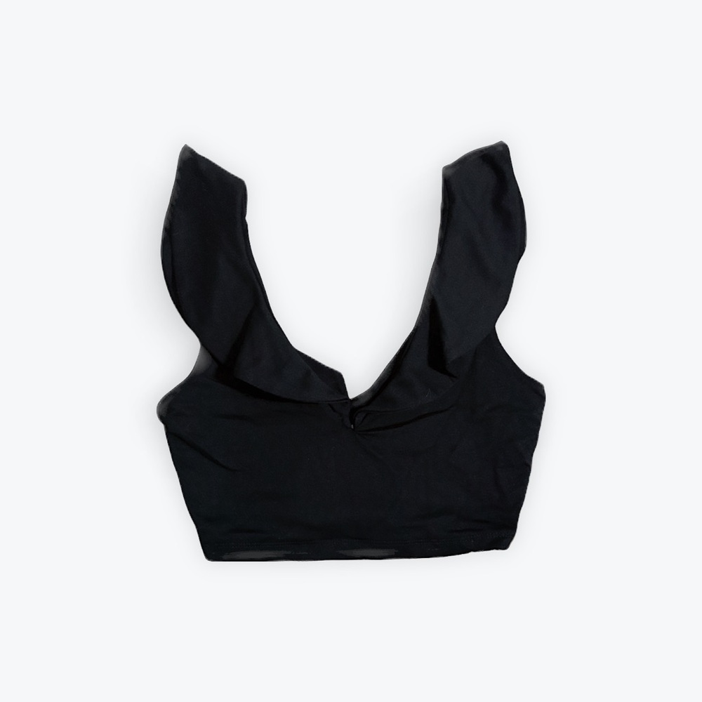 Susana Monaco Black Crop Top